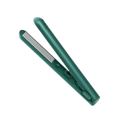2-in-1 Mini Hair Straightener & Curler, Dual Purpose Curling Iron, Portable Curling Wand and Flat Iron Travel for All Hair Types