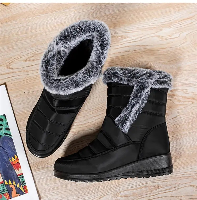 Women's Boots Snow Fashion Shoes Woman Waterproof Shoes Women 2025 Trend Ankle Boots Platform Botas Mujer Boots For Women