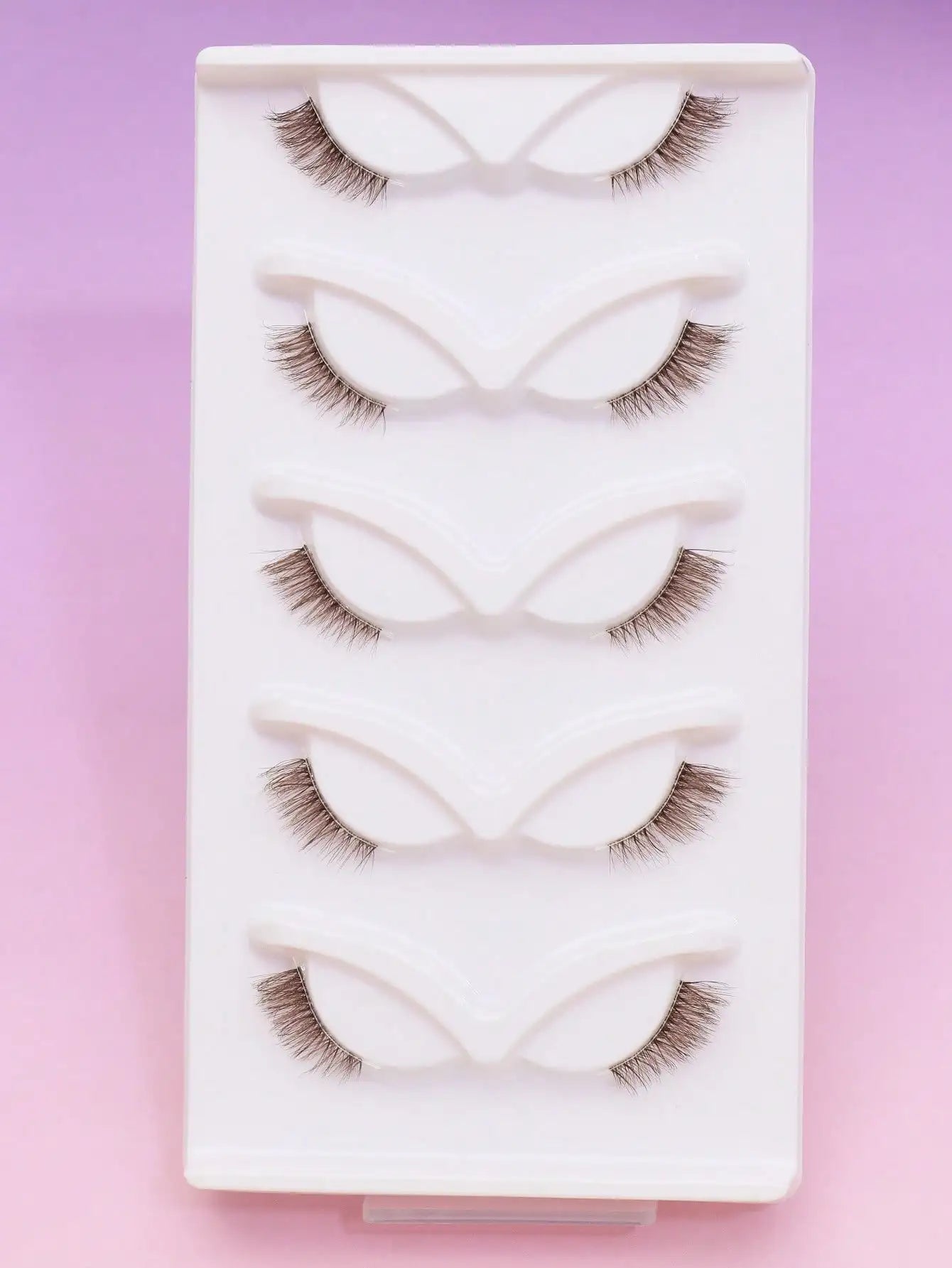 Christmas new 5 Pairs Brown Lashes 3D Mink  Natural Long False Eyelashes Dramatic Volume Fake Lashes Makeup Eyelash Extension