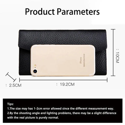Genuine Leather Women's Wallets	Long Handbags Luxury Designer Purses for Women Credit	Card Holder Wallet Carteras Para Mujer