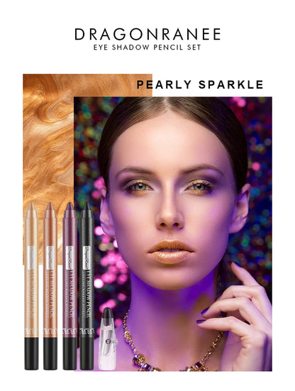 12-Piece Eyeshadow Pen Set, Pearlescent Fine Shimmer, Delicate and Silky, Non-Smudging, Multi-Use, High-Gloss Contouring, One-Swipe Application, Eye-Enhancing, Waterproof, Long-Lasting, Versatile Eyeshadow