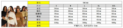 Weird Puss Sexy 2 Piece Set Women Skew Collar Loose Crop Tops+Ruched Knot Ribbon Skirt Matching Beach Vacation Party Club Suit