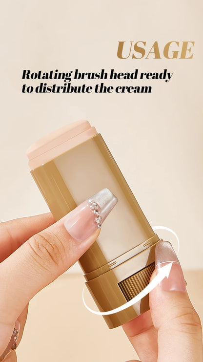 Bronze Foundation Stick Serum Boosted Skin Tint Silky Texture Moisturizing Coverage Concealer Base Even Skin Tone Makeup