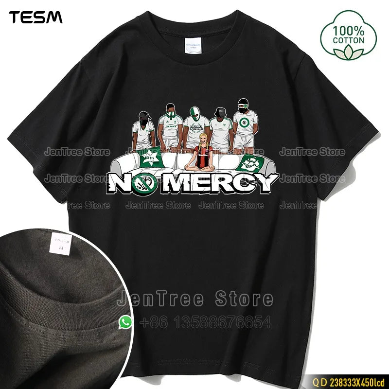 TESM Men Yellow Cotton T-Shirt Men Women Summer Streetwear Fashion Short Sleeve Couple Parent-Child Casual  Cotton Tee