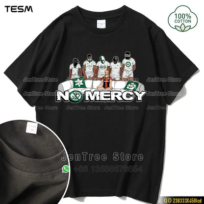 TESM Men Yellow Cotton T-Shirt Men Women Summer Streetwear Fashion Short Sleeve Couple Parent-Child Casual  Cotton Tee