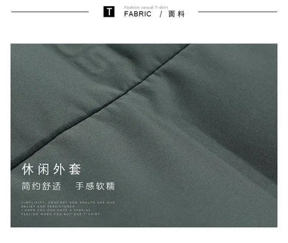 2025 High quality down jacket men winter business casual fashion handsome duck down medium long down jacket