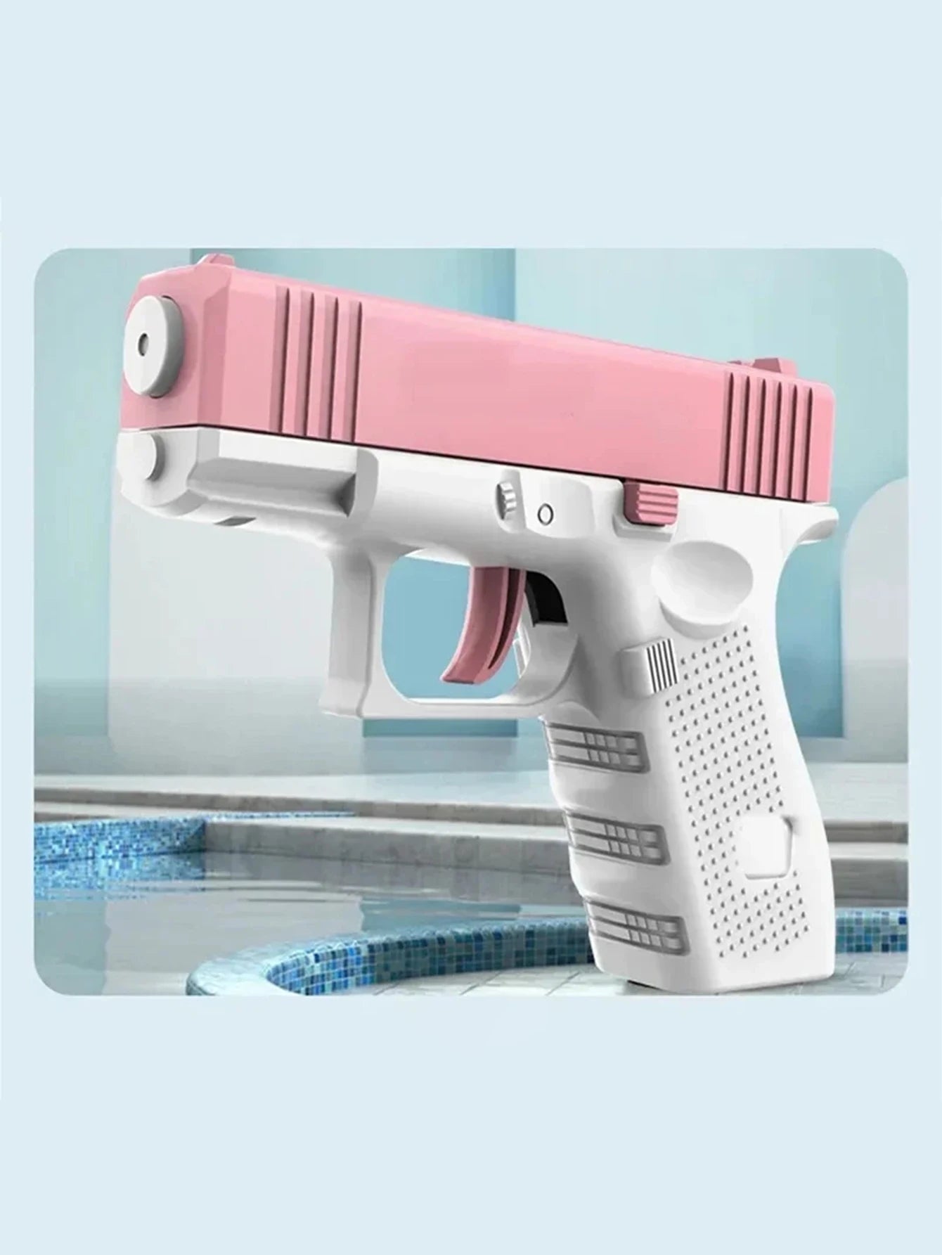 Hot selling mini handgun water gun, summer outdoor children's manual continuous firing toy water gun toy