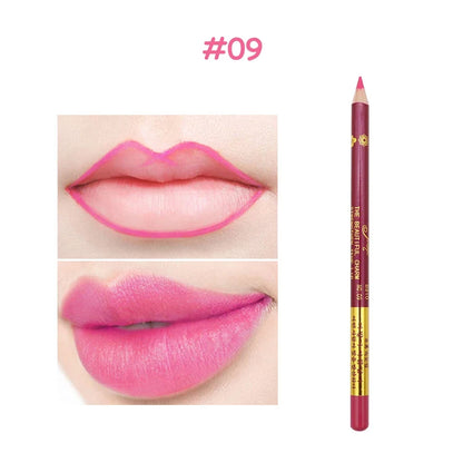 1PC Waterproof Matte Lip Line Pen For Lips Eyeliner Blush Makeup Longlasting Tattoo Lipstick Sketch Dye Tint Liner Pencil