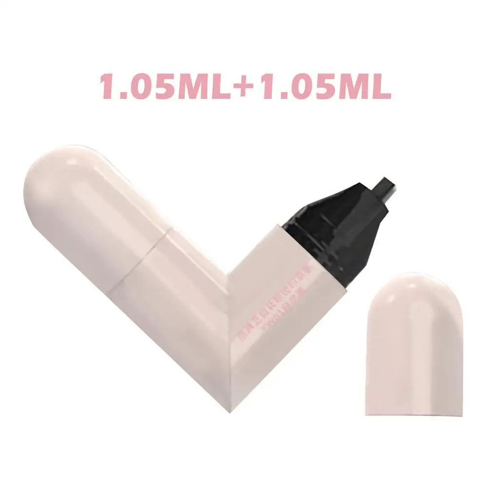 Black/Brown Winged Eye End Stamp Double-Tip Women Makeup Eye End Wing Stamp Waterproof Stencil Portable Quick Drying Cosmetics