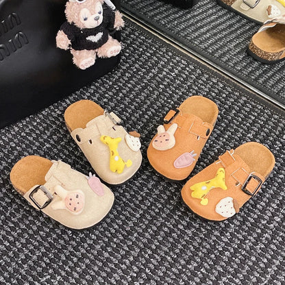 Kid's House Slippers 2025 New Cute Animal  Boy Child Slipper Non-slip Versatile Toddlers Girls Causal Flat Shoes Fashion Cartoon