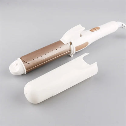 3 In 1 Gold Ceramic Hair Curling Iron Hair Curler Professional Hair Styling Tools Hair Straightener Heated Roller Multifunction