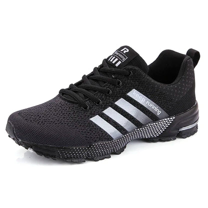 New men's women's flying mesh surface spring summer breathable casual sports shoes flat vulcanized couple running big size48