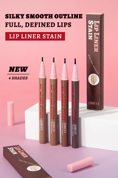 QIBEST Matte Liquid Lipliner Pencil Waterproof Plumping Stain Lipstick Natural Lip Liner Outline Lips Contour Pen Cosmetics
