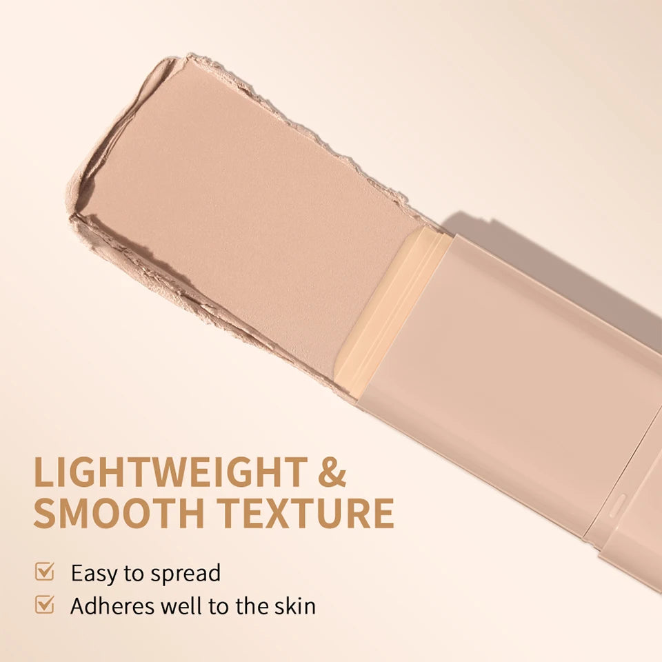 Skin Tint Foundation Stick 6 Colors Balm Serum Boosted Smooth Plumper Hight Coverage Travel Bronze Foundation Stick Makeup