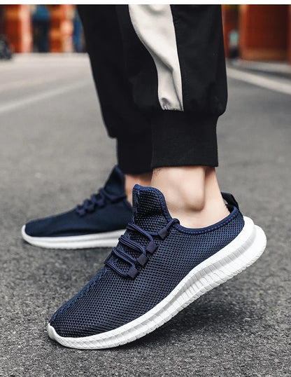 YRZL Men Casaul Slippers Lightweight Non Slip Breathable Mesh Shoes Half Slippers Outdoor Summer Loafers Lazy Shoe for Men