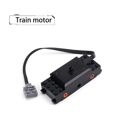 Electric Motor Set the Car Remote Control Battery Box Switch with Led Light Power Function MOC Building Blocks Cars Motor Toys