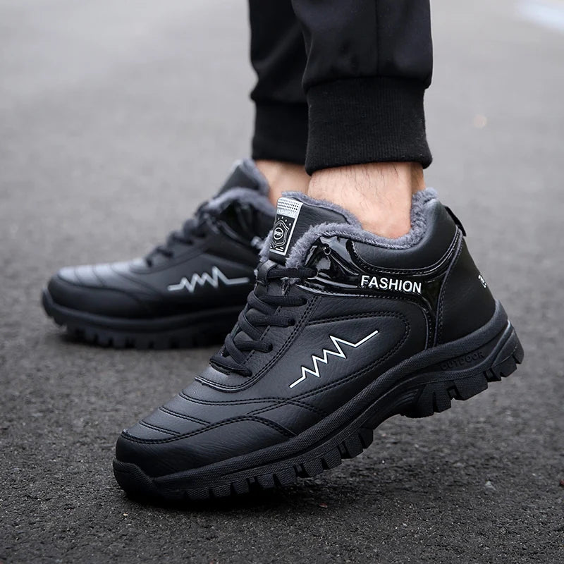 Men Winter Boots Shoes Warm Fashion Sneakers 2025 Winter Outdoor High Quality Casual Shoes Men Botas De Hombre Men Snow Boots