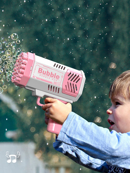 40 Hole CHILDREN'S Outdoor Toy Bubble Gun Electric Toy Blowing Bubbles (Without Bubble Water)