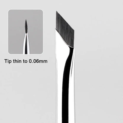 Upgrade Eyeliner Brush Ultra Thin Fine Angle Flat Eyebrow Brush Under The Eyes Place Precise Detail Brush