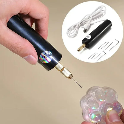 Mini Electric Drill DIY Electric USB Electric Drill Tools For Epoxy Resin Jewelry Making Wood Craft Engraving Pen Tool