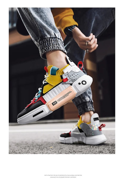 New Colorful Men Sneakers Male Tenis Luxury Designer Shoes Breathable Men's Casual Shoe Couple Shoes Trainers Zapatillas Hombre