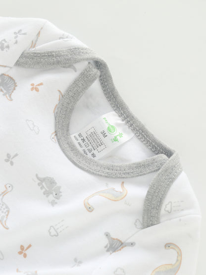 3PCS Infant Baby Cute Graphic One-piece Clothes For Boys And Girls, Newborn Pure Cotton Summer Romper newborn clothes