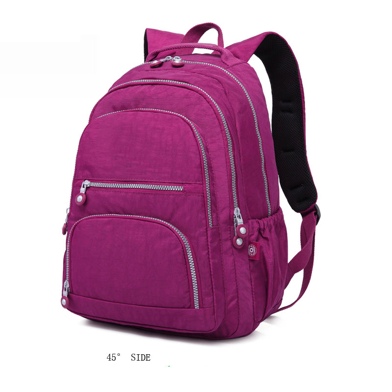 Mochila Feminina School Backpack for Teenage Girl 2025 Travel Back Packs Bag Women Nylon Waterproof Laptop Bagpack