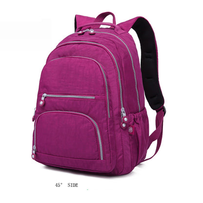 Mochila Feminina School Backpack for Teenage Girl 2025 Travel Back Packs Bag Women Nylon Waterproof Laptop Bagpack