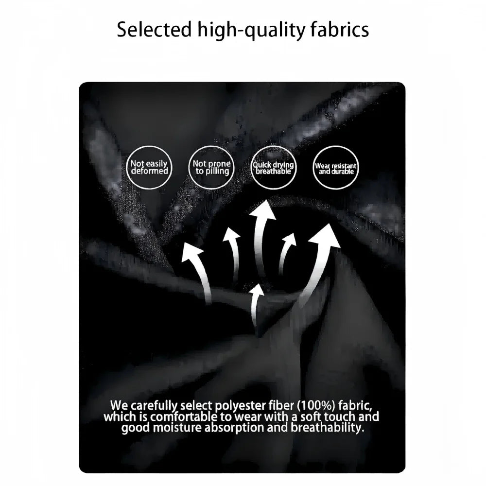 New men's striped printed breathable and comfortable round neck T-shirt and pants set for summer outdoor leisure