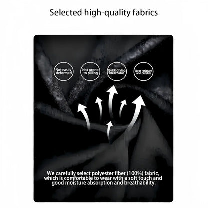 New men's striped printed breathable and comfortable round neck T-shirt and pants set for summer outdoor leisure