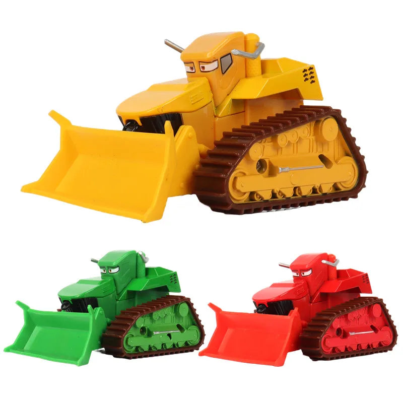 Cars Pixar Cars Lightning McQueen rhapsody matador bulldozer truck Mater harvester 1:55 Diecast Metal Car Model Toy