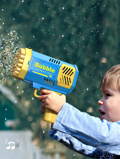 40 Hole CHILDREN'S Outdoor Toy Bubble Gun Electric Toy Blowing Bubbles (Without Bubble Water)