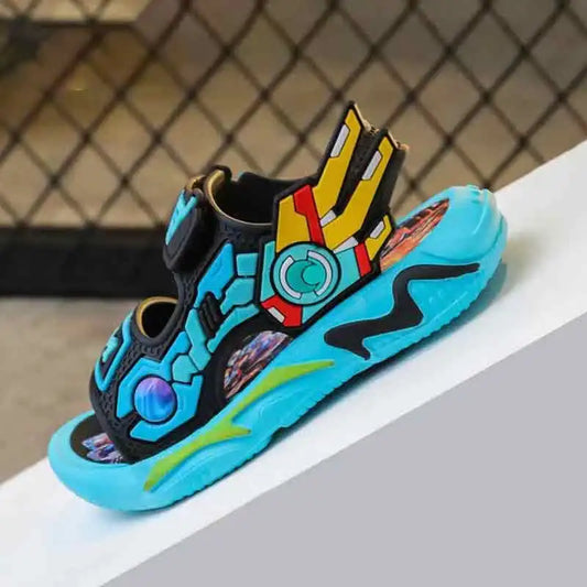 Kids' Sports Beach Shoes for Small To Big Children Summer Cool Boys' Sandals – Waterproof Plastic Fashion Korean-style