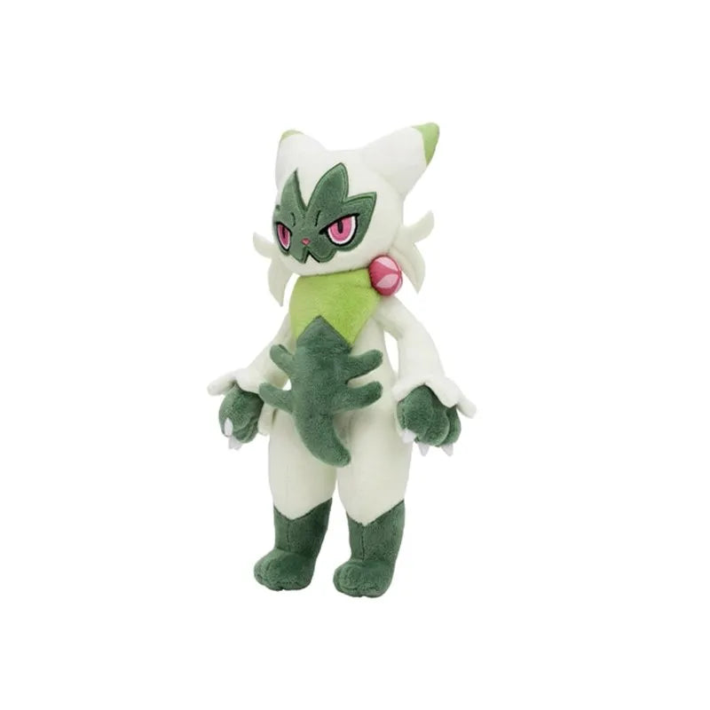 New Sprigatito Evolution Floragato Meowscarada Plush Toy Pokemon Peluche Stuffed Doll Cartoon Animals Cute Cats Birthday Gifts