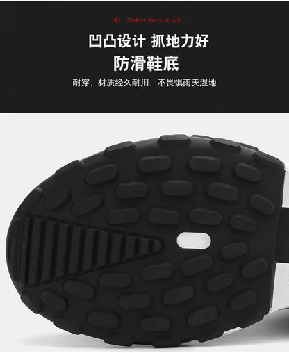 Men Platform Warm Cotton Shoes Male Thick Sneakers Winter Vulcanized Shoes Men Fashion Casual Running Shoe High Top Snow Boots