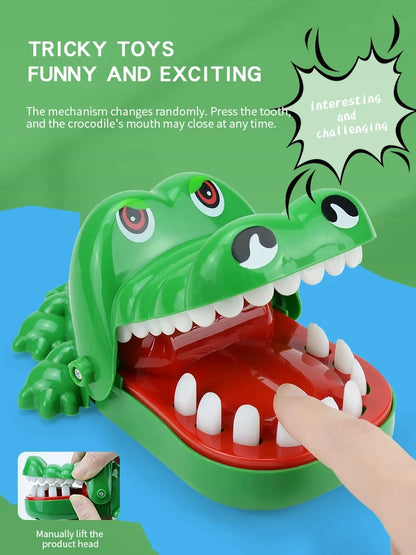Bite hand crocodile children's toy stress relief toy Bite hand toy parent-child interactive party prank toy
