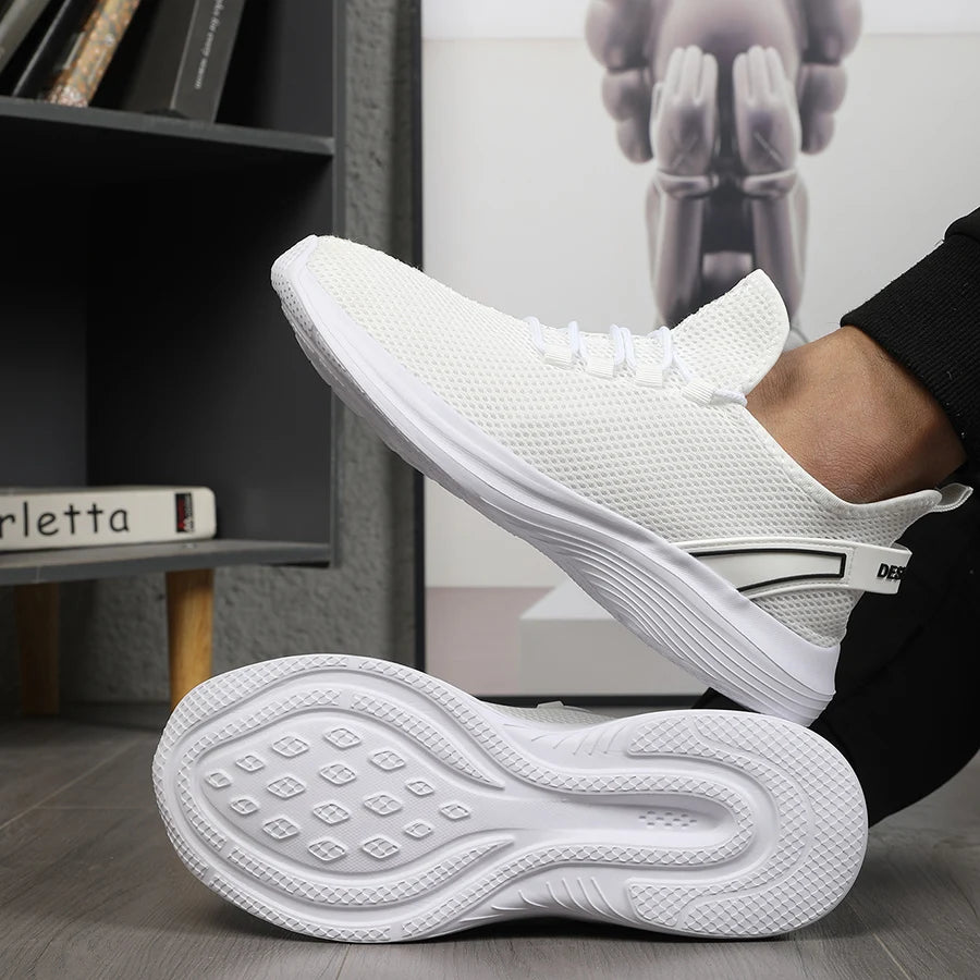 Men's Sneakers Man Casual Comfortable Non-slip Shoes Comfortable Breathable Running Shoe Wear-resistant Sport Shoes for Men