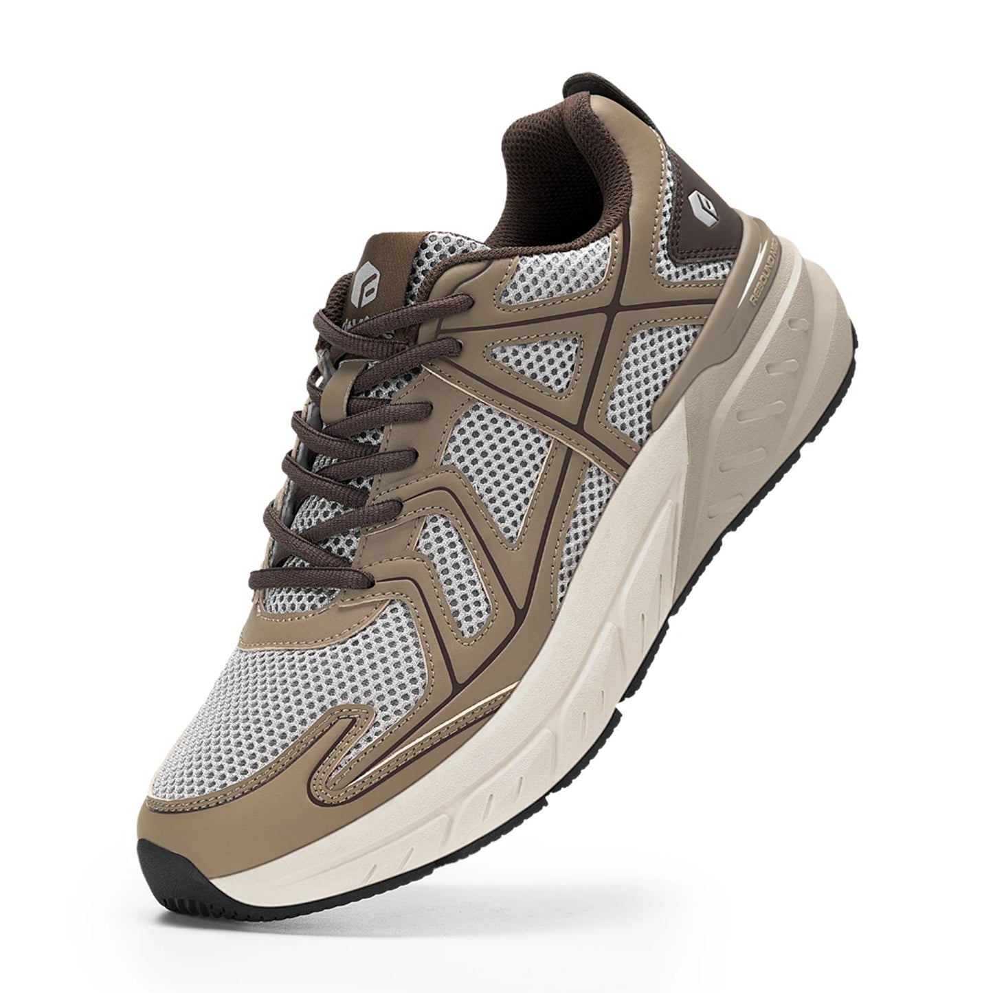 Fitville Newest Walking Shoes For Men Wide Width Thicker Cushioning Sneaker Bouncy Running Shoe Workout Gym Athletic