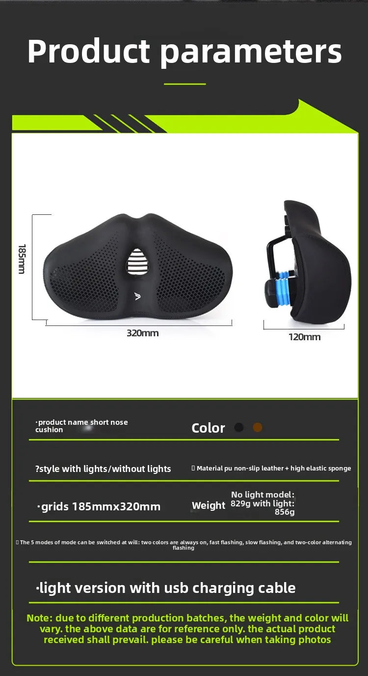 Noseless Bike Seat Cushion for Men Women Extra Padding Comfort Wide Bicycle Seat Oversized Comfortable Saddle for Peloton Bikes
