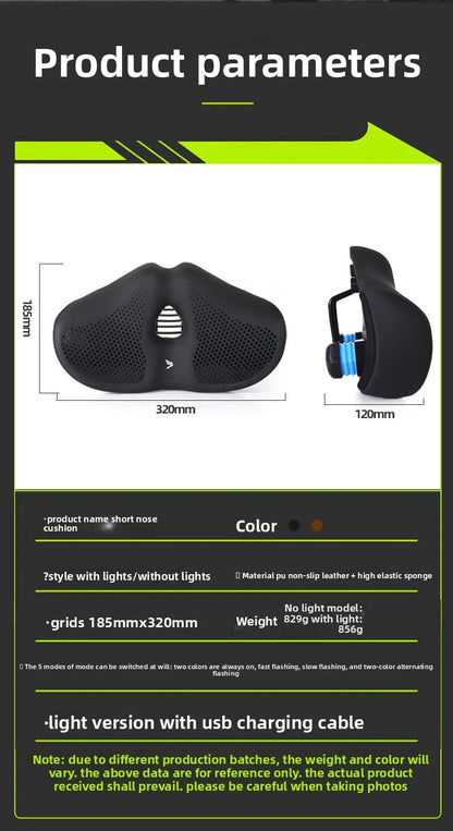 Noseless Bike Seat Cushion for Men Women Extra Padding Comfort Wide Bicycle Seat Oversized Comfortable Saddle for Peloton Bikes