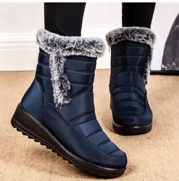 Women's Boots Snow Fashion Shoes Woman Waterproof Shoes Women 2025 Trend Ankle Boots Platform Botas Mujer Boots For Women