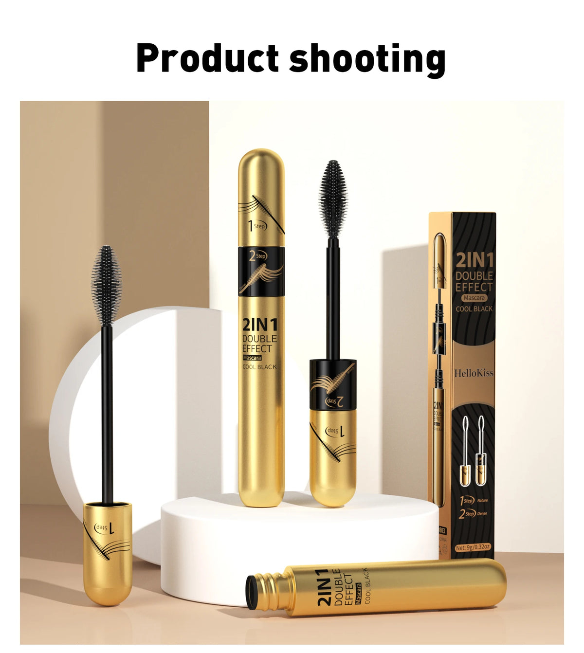4D Silk Fiber Lash Mascara Waterproof Rimel 3d Mascara For Eyelash Extension Black Thick Lengthening Eye Lashes Korean Cosmetics