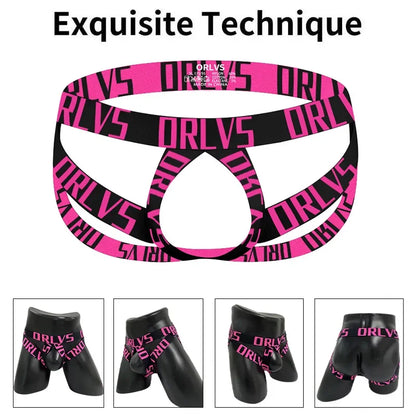 Men's panties thong letter belt double thong sports empty men's T-pants DZ13