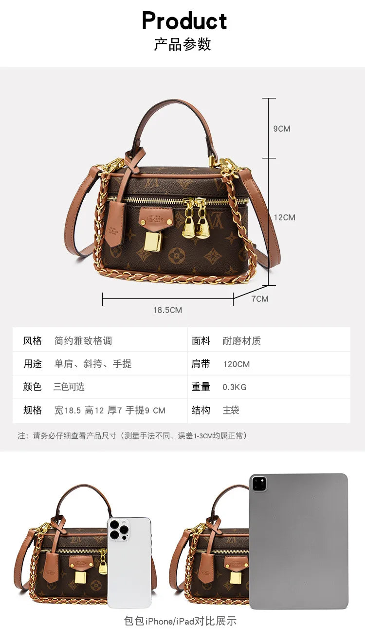 Structured Box Bucket Bag for Women Minimalist Crossbody Purse Elegant Shoulder Hand
