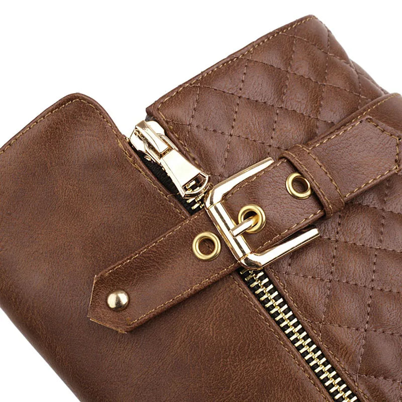 Winter Women Shoes Long Boots Sexy Woman Motorcycle Booties Custom Platform High Heels Knee High Boots Women Botas WSH5429