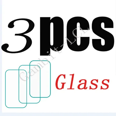 1-3PCS Tempered Glass For TCL 503 6.6" Protective ON TCL503 HMD Aura HMDAura Tecno Pop 7 Pop7 Screen Protector Cover Film