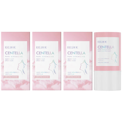Centella Asiatica Clay Mask Stick Exfoliating Soothing Skin Cleaning Repair Facial Pores Control Oil Moisturizing Clean Mask 27g