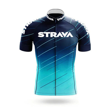 Strava Men's Cycling Outfit Bicycle Shorts Road Bike Sports Set Mountain Cycle Jersey Breathable Summer Clothing Pro Uniform