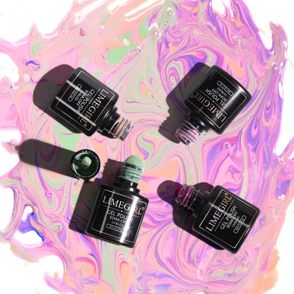 Nail Gel Polish Kit with Nail Drill and UV Light for Beginner Whole Nails Set Professional Manicure Salon & Home Art Tools Kit