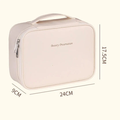 Women's Cosmetic Bag Makeup Bag Double Layer Large Capacity Luxury Cosmetics Organizer Travel Essentials Women's Cosmetic Bag